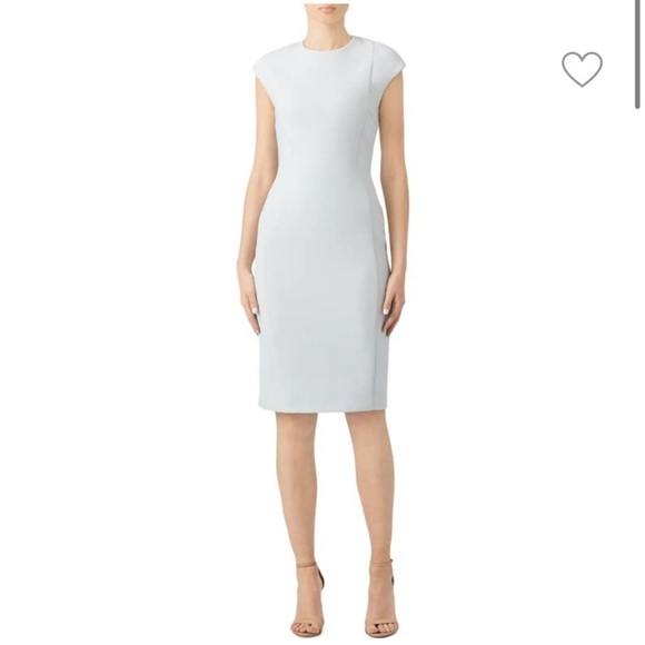 L.K. BENNETT Laurela Aqua Sheath Dress - Picture 1 of 6